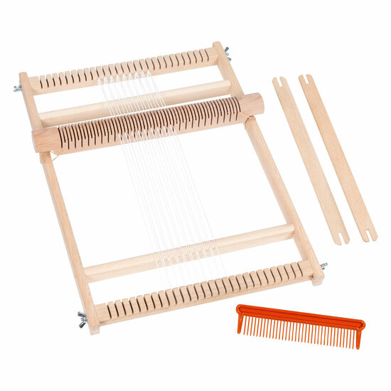 Goki Houten Weefraam voor School met Kam - 25cm