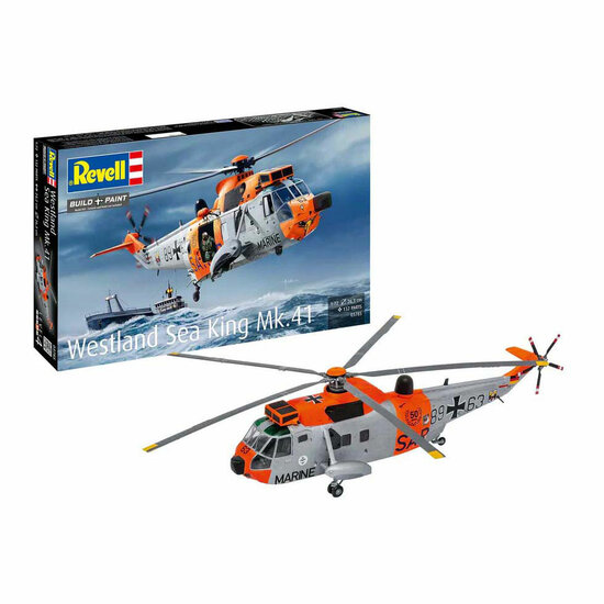 Revell Modelbouwpakket - Westland Sea King Mk. 41 1:72 - 132dlg.