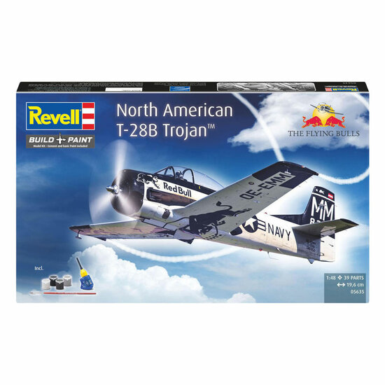 Revell Modelbouwpakket -  Gift Set T-28B Trojan: Flying Bulls 25th Anniv. 1:48