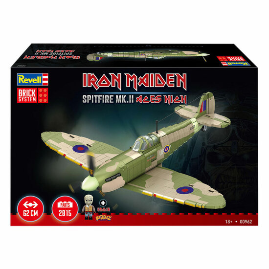 Revell Brick System Bouwblokjes Iron Maiden Spitfire MK.II Aces High 1:18 - 2802dlg.