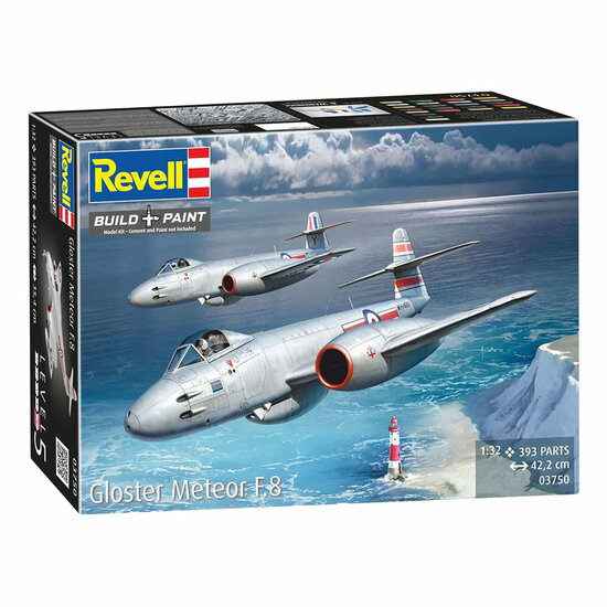Revell Modelbouwpakket Gloster Meteor F.8 1:32 - 393dlg.
