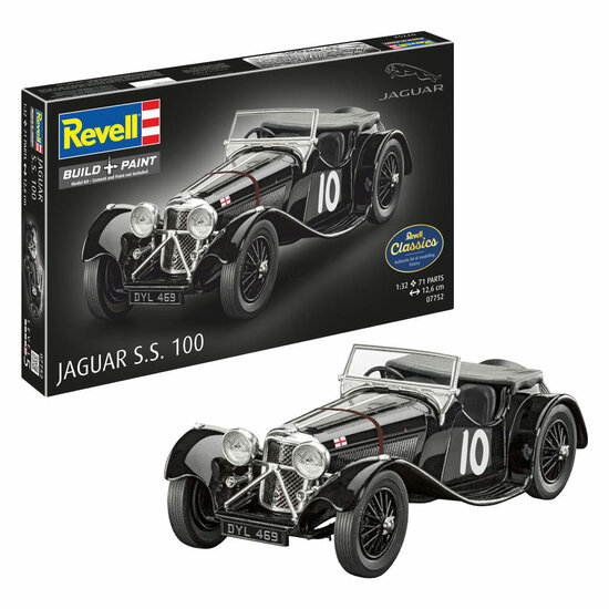 Revell Modelbouwpakket Jaguar SS 100 1:32 - 71dlg.