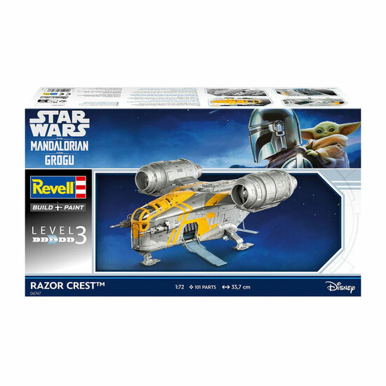 Revell Modelbouwpakket The Mandalorian and Grogu Razor Crest 1:72 - 101dlg.