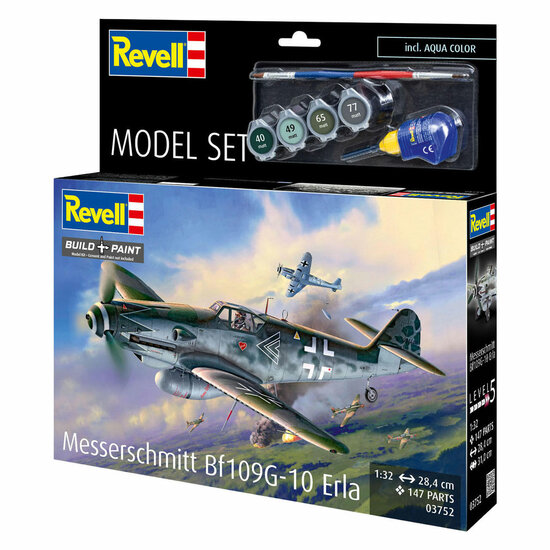 Revell Modelbouwpakket Model Set Messerschmitt Bf109G-10 Erla 1:32 - 147dlg.