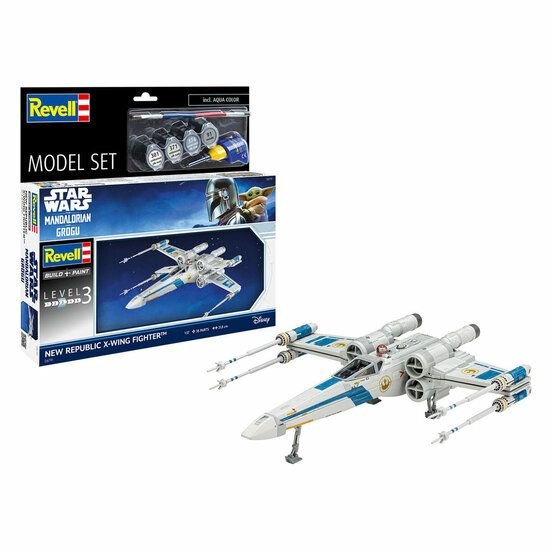 Revell Modelbouwpakket The Mandalorian and Grogu New Republic X-Wing Fighter 1:57 - 38dlg.
