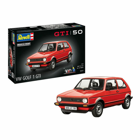 Revell Modelbouwpakket Gift Set 50 Years of the VW Golf 1 GTi 1:24 - 121dlg.