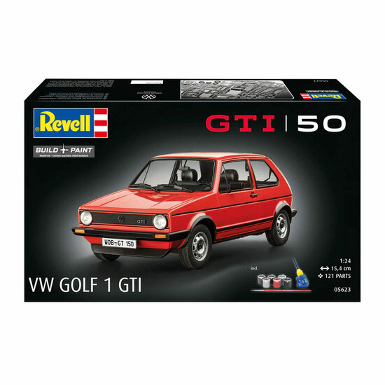 Revell Modelbouwpakket Gift Set 50 Years of the VW Golf 1 GTi 1:24 - 121dlg.