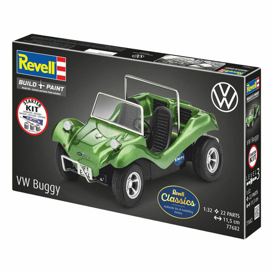 Revell Modelbouwpakket Starter Kit VW Buggy 1:32 - 22dlg.