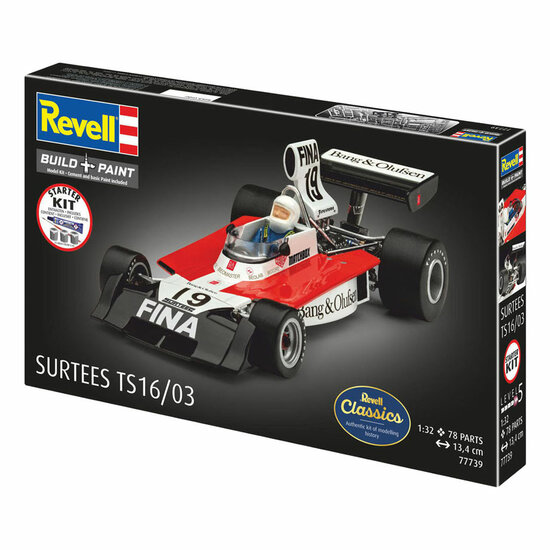 Revell Modelbouwpakket Starter Kit Surtees TS16/03 1:32 - 78dlg.