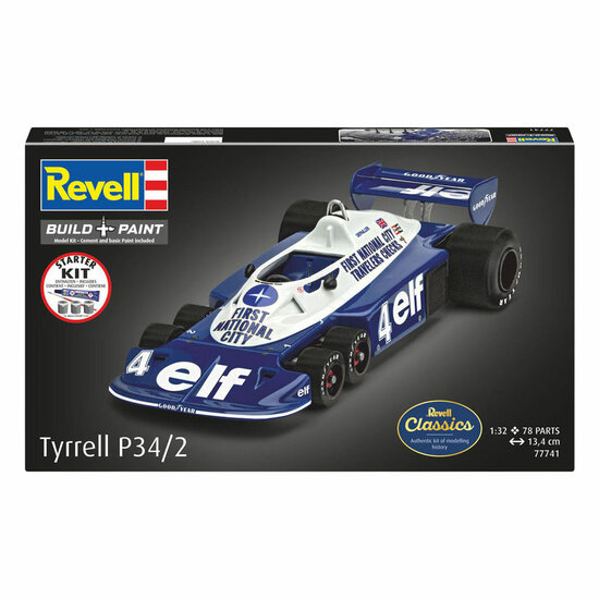 Revell Modelbouwpakket Starter Kit Tyrrell P34/2 6-Wheeler 1:32 - 105dlg.