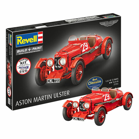 Revell Modelbouwpakket Starter Kit Aston Martin Ulster 1:32 - 72dlg.