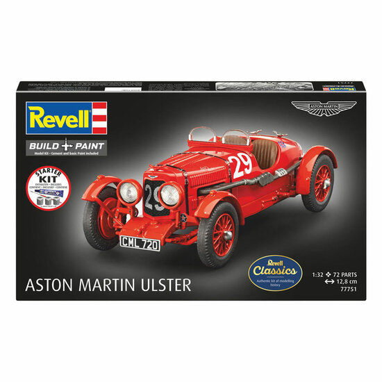 Revell Modelbouwpakket Starter Kit Aston Martin Ulster 1:32 - 72dlg.
