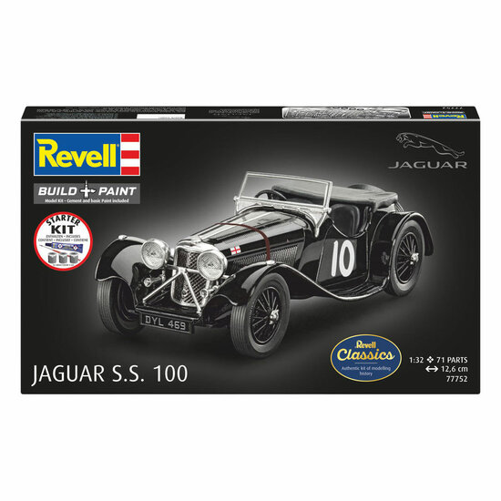Revell Modelbouwpakket Starter Kit Jaguar SS 100 1:32 - 75dlg.