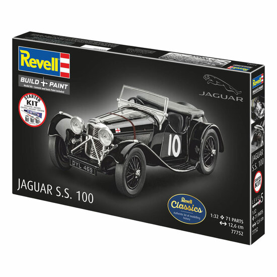 Revell Modelbouwpakket Starter Kit Jaguar SS 100 1:32 - 75dlg.