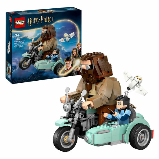 LEGO Harry Potter 76443 Hagrid en Harry's rit op de motor