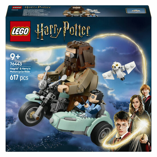 LEGO Harry Potter 76443 Hagrid en Harry's rit op de motor