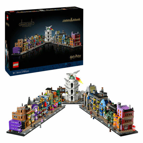 LEGO Harry Potter 76444 De Wegisweg tovenaarswinkels