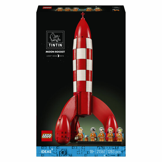 LEGO IDEAS 21367 Tintin Kuifje Maanraket
