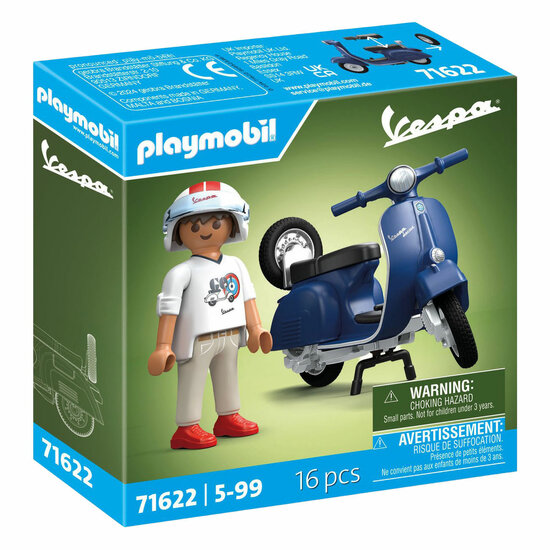 Playmobil 1969 Vespa 150 Sprint Veloce blauw - 71623