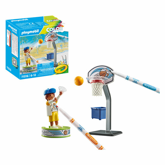 Playmobil Color Skater met basketbal - 71516