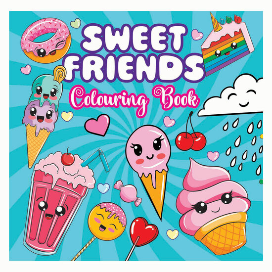 Sweet Friends Kleurboek - 96pag.