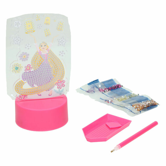 Disney Prinses Diamond Painting Nachtlamp