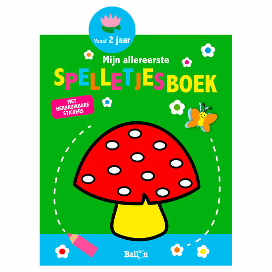 Mijn Allereerste Spelletjesboek - Paddenstoel
