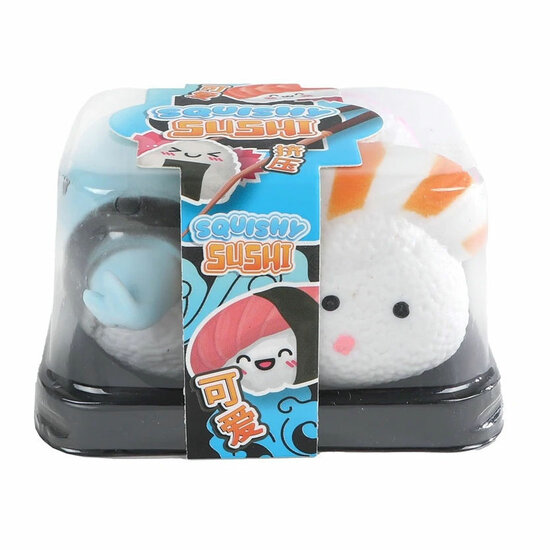 Kawaii Squishy Sushi, 3 stuks