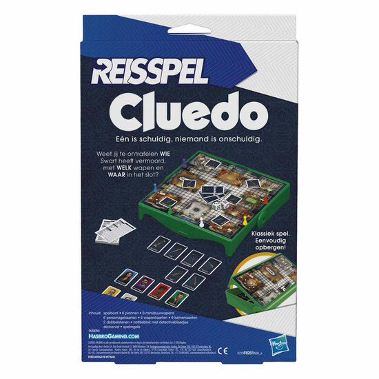 Cluedo Reisspel - 3-6 Spelers