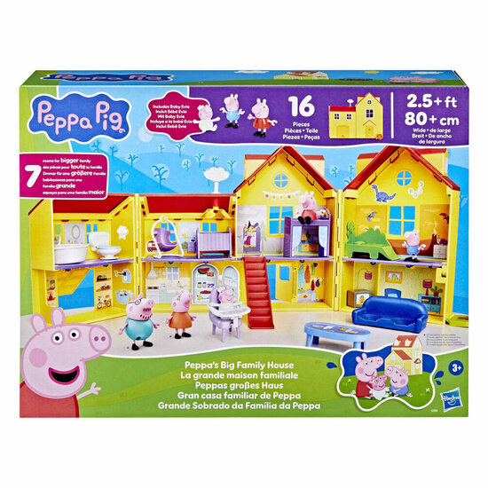 Peppa Pig Peppa's Grote Familiehuis - 16dlg.