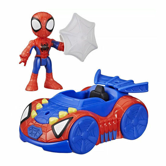 Marvel Spidey met Spidey Web Crawler Speelgoedauto