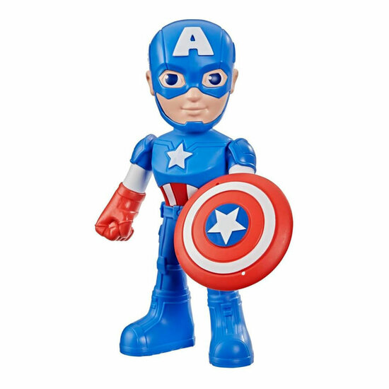 Spidey and his amazing friends Supersized Captain America Speelfiguur