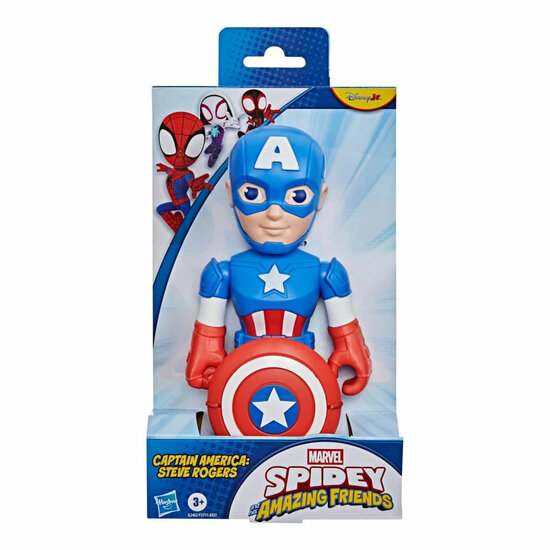 Spidey and his amazing friends Supersized Captain America Speelfiguur