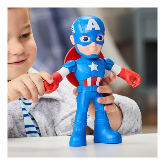 Spidey and his amazing friends Supersized Captain America Speelfiguur