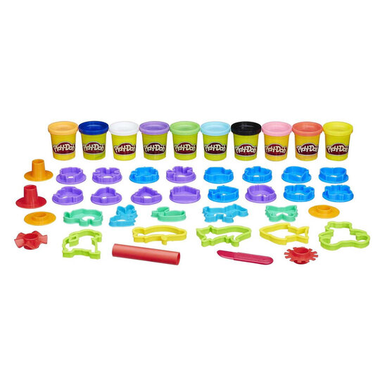Play-Doh Toolkit met +30 Onderdelen &amp; 10 Kleipotjes