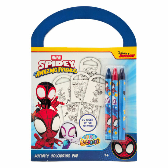 Spidey Activiteitenboek - incl. 3 Kleurpotloden