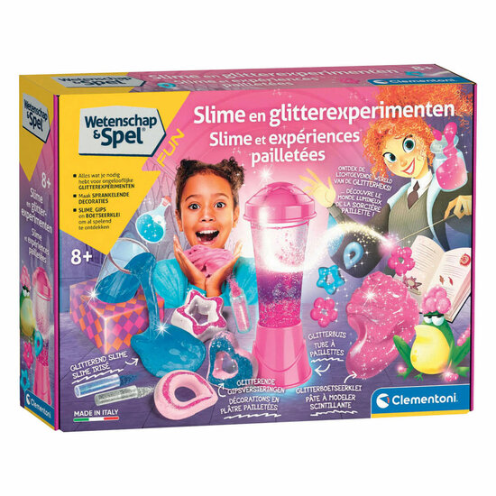 Clementoni Wetenschap &amp; Spel Slime- en Glitterexperimenten