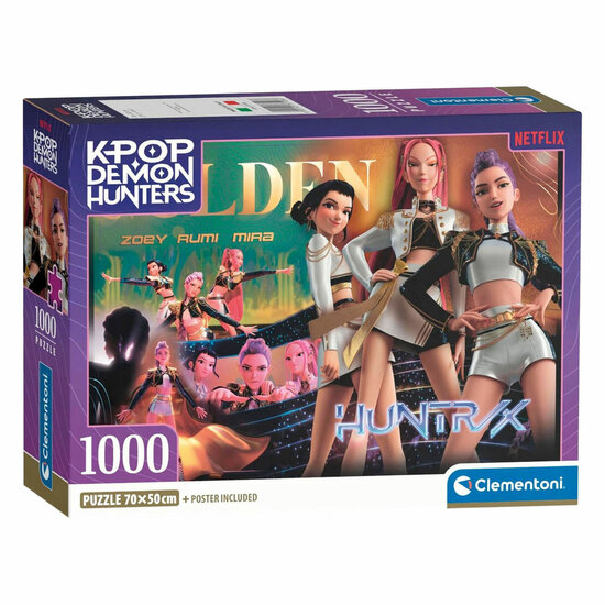 Clementoni Legpuzzel Kpop Demon Hunters Compact 3 - 1000st.