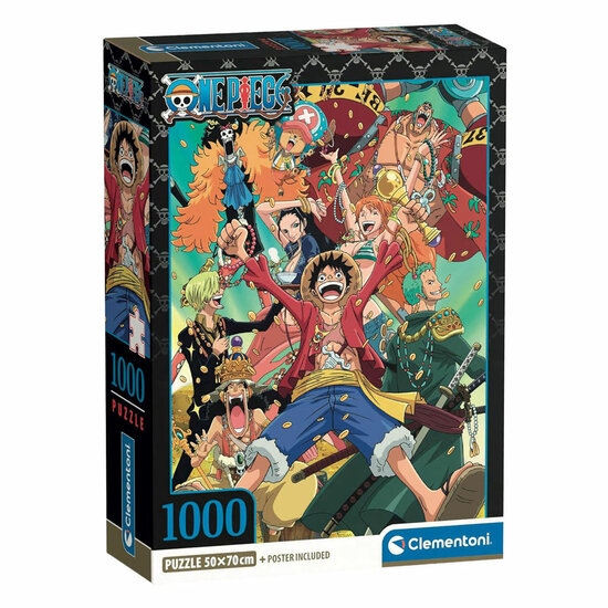 Clementoni Legpuzzel One Piece Luffy - 1000st.