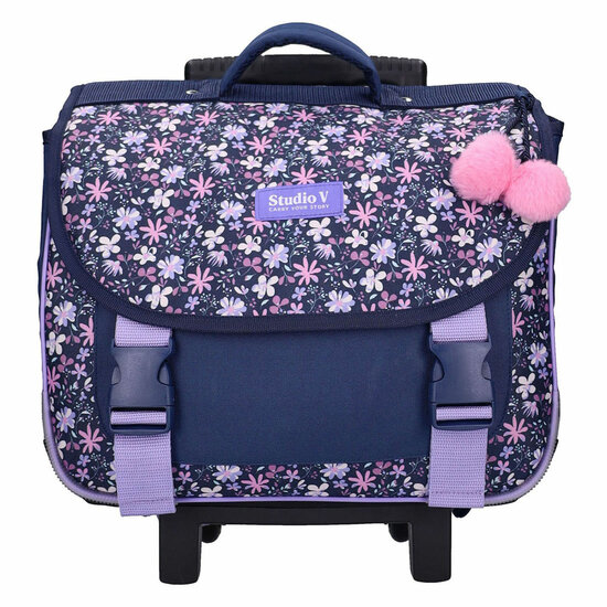 Milky Kiss Flower Bomb Trolley-Boekentas