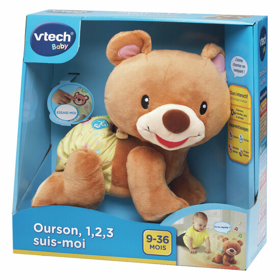 Vtech Baby Kruipende Beer - 1,2,3 FR