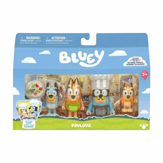 Bluey Dessert Speelset - 4 Figuren
