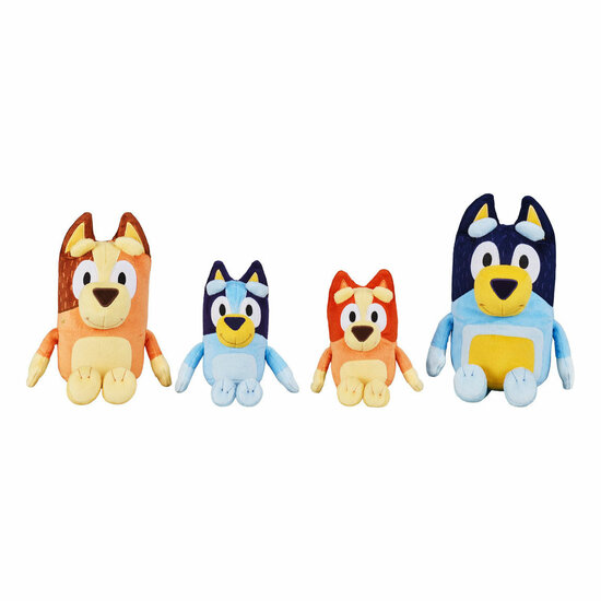 Bluey Pluche Knuffels Set - 4st.