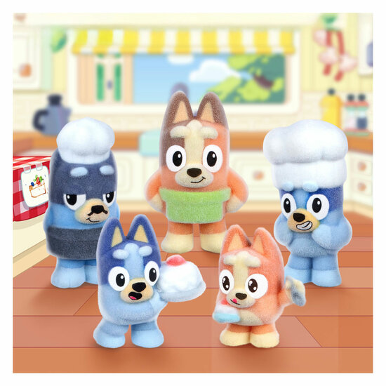 Bluey Fuzzies Verzamelfiguren Verrassingsset - 3 Figuurtjes