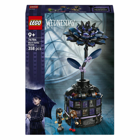 LEGO Wednesday 76784 Zwarte dahlia
