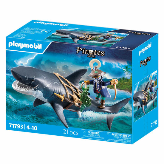 Playmobil Pirates Reuzenhaai met Piraat - 71793