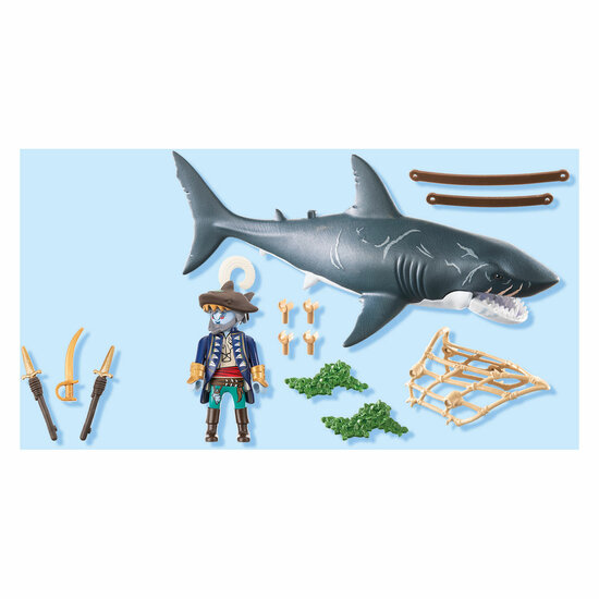 Playmobil Pirates Reuzenhaai met Piraat - 71793