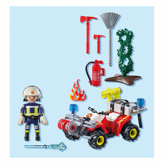Playmobil Action Heroes Brandweer Quad - 71825