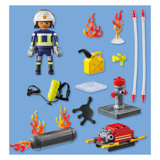 Playmobil Action Heroes Brandweerman met Waterpomp - 71826