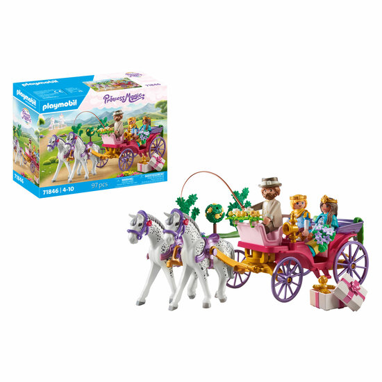 Playmobil Princess Magic Koetsrit met Prins en Prinses - 71846
